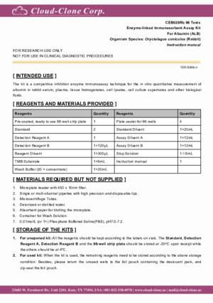 ELISA-Kit-for-Albumin-(ALB)-CEB028Rb.pdf