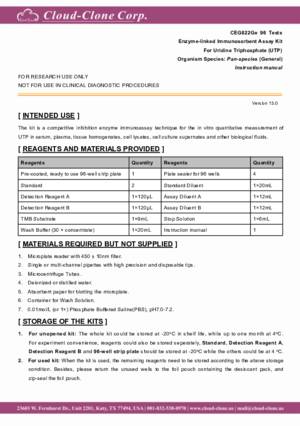 ELISA-Kit-for-Uridine-Triphosphate-(UTP)-CEG822Ge.pdf