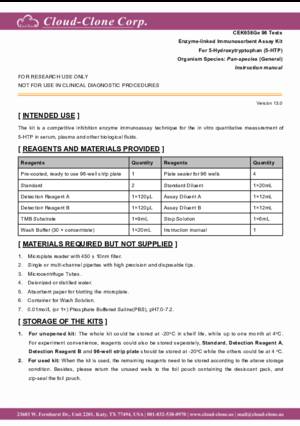 ELISA-Kit-for-5-Hydroxytryptophan-(5-HTP)-CEK658Ge.pdf
