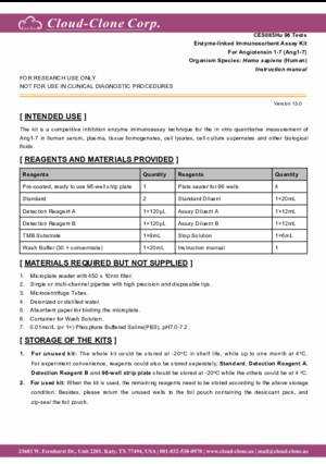 ELISA-Kit-for-Angiotensin-1-7-(Ang1-7)-CES085Hu.pdf