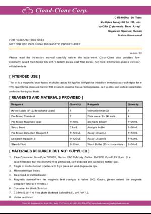 Multiplex-Assay-Kit-for-Hemoglobin-(HB)--etc--by-CBA-(Cytometric-Bead-Array)-CMB409Hu.pdf