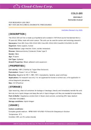 Human-COLO205-Colon-Carcinoma-Cells-(COLO205)-CSI314Hu11.pdf