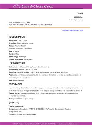 Human-U937-Histiocytic-Lymphoma-Cells-(U937)-CSI352Hu11.pdf