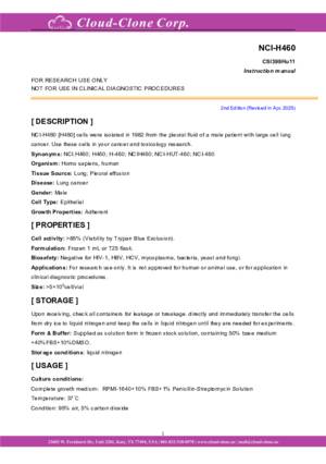 Human-NCI-H460-Large-cell-Lung-Carcinomar-Cells-(NCI-H460)-CSI399Hu11.pdf
