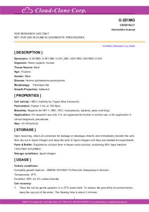 Human-U251-Glioblastoma-Cells-(U251)-CSI461Hu11.pdf