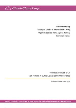 Eukaryotic-Cluster-Of-Differentiation-5-(CD5)-EPB798Hu61.pdf