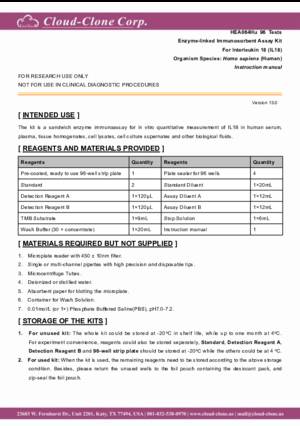 High-Sensitive-ELISA-Kit-for-Interleukin-18-(IL18)-HEA064Hu.pdf