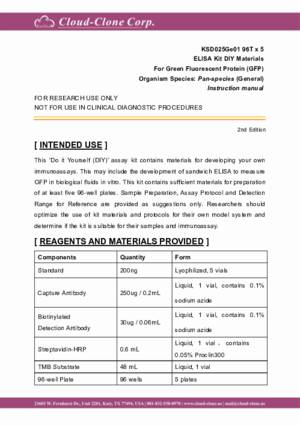 ELISA-Kit-DIY-Materials-for-Green-Fluorescent-Protein-(GFP)-KSD025Ge01.pdf