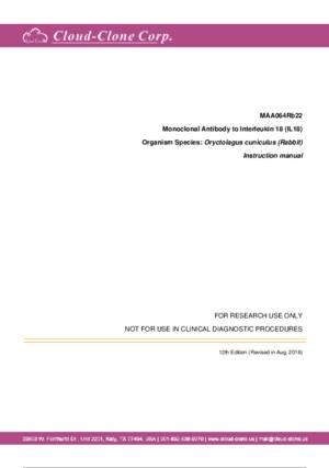 Monoclonal-Antibody-to-Interleukin-18-(IL18)-MAA064Rb22.pdf
