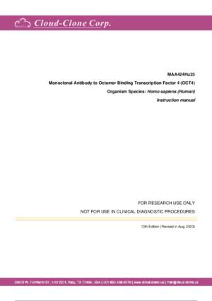Monoclonal-Antibody-to-Octamer-Binding-Transcription-Factor-4-(OCT4)-MAA424Hu23.pdf