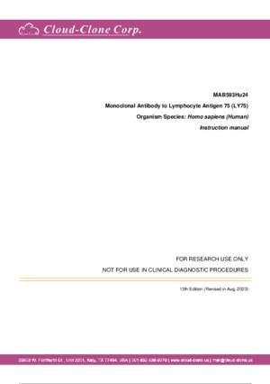 Monoclonal-Antibody-to-Lymphocyte-Antigen-75-(LY75)-MAB593Hu24.pdf