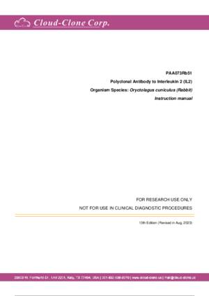 Polyclonal-Antibody-to-Interleukin-2-(IL2)-PAA073Rb51.pdf