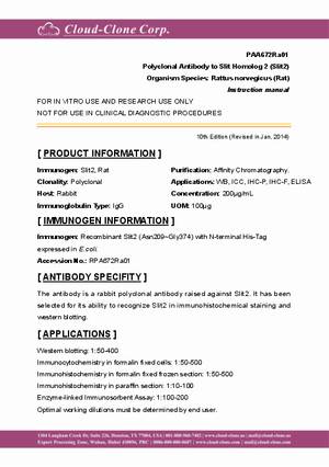 Polyclonal-Antibody-to-Slit-Homolog-2--Slit2--PAA672Ra01.pdf