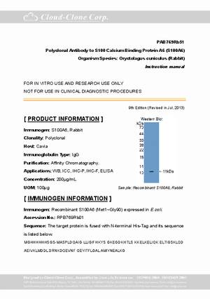 Antibody-to-S100-Calcium-Binding-Protein-A6--S100A6--A91769Rb01.pdf