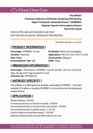 Polyclonal-Antibody-to-KH-Domain-Containing--RNA-Binding--Signal-Transduction-Associated-Protein-1--KHDRBS1--PAL650Hu01.pdf