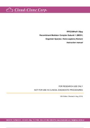 Recombinant-Mediator-Complex-Subunit-1-(MED1)-RPC238Hu01.pdf