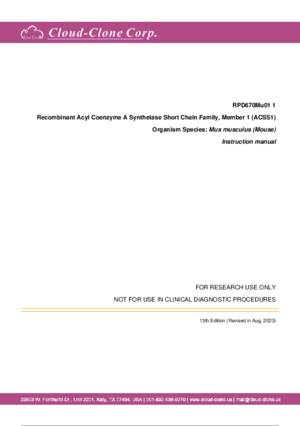 Recombinant-Acyl-Coenzyme-A-Synthetase-Short-Chain-Family--Member-1-(ACSS1)-RPD670Mu01.pdf