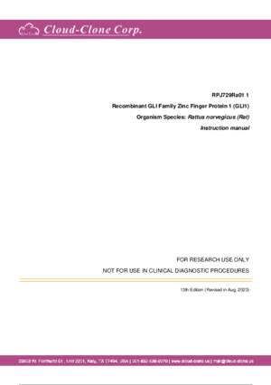 Recombinant-GLI-Family-Zinc-Finger-Protein-1-(GLI1)-RPJ729Ra01.pdf