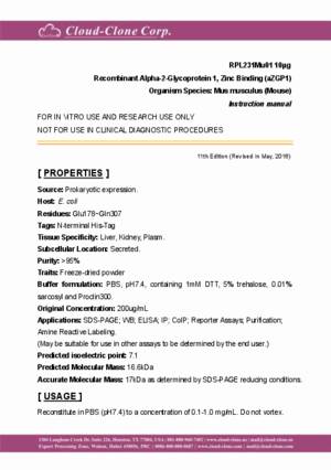 Recombinant-Alpha-2-Glycoprotein-1--Zinc-Binding-(aZGP1)-RPL231Mu01.pdf