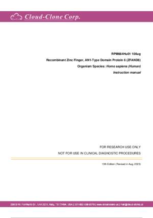 Recombinant-Zinc-Finger--AN1-Type-Domain-Protein-6-(ZFAND6)-RPM664Hu01.pdf