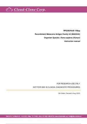 Recombinant-Melanoma-Antigen-Family-A3-(MAGEA3)-RPQ282Hu02.pdf