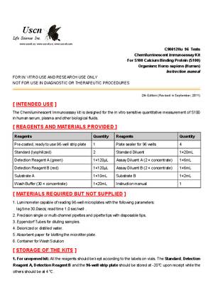 CLIA-Kit-for-S100-Calcium-Binding-Protein--S100--C90012Hu.pdf