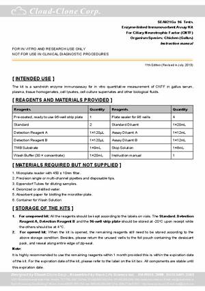 ELISA-Kit-for-Ciliary-Neurotrophic-Factor-(CNTF)-E90021Ga.pdf