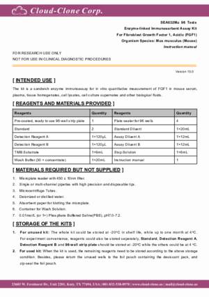 ELISA-Kit-for-Fibroblast-Growth-Factor-1--Acidic-(FGF1)-SEA032Mu.pdf