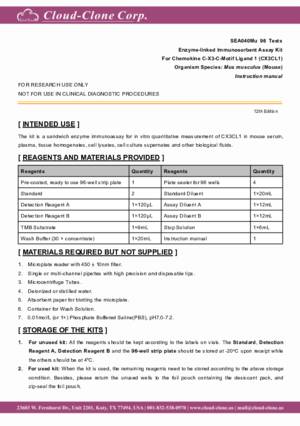 ELISA-Kit-for-Chemokine-C-X3-C-Motif-Ligand-1-(CX3CL1)-SEA040Mu.pdf