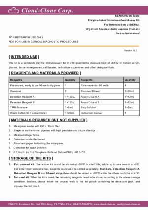 ELISA-Kit-for-Defensin-Beta-2-(DEFb2)-SEA072Hu.pdf