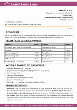 ELISA-Kit-for-Leptin-(LEP)-SEA084Hu.pdf