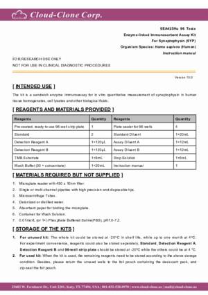 ELISA-Kit-for-Synaptophysin-(SYP)-SEA425Hu.pdf