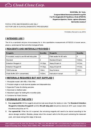 ELISA-Kit-for-Prostaglandin-D2-Synthase--Brain-(PGD2S)-E90724Hu.pdf