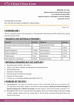 ELISA-Kit-for-C-Reactive-Protein-(CRP)-SEA821Rb.pdf