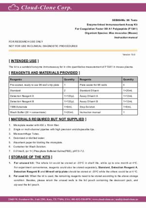 ELISA-Kit-for-Coagulation-Factor-XIII-A1-Polypeptide-(F13A1)-SEB094Mu.pdf