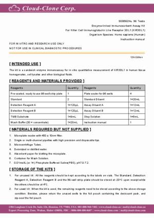 ELISA-Kit-for-Killer-Cell-Immunoglobulin-Like-Receptor-3DL1-(KIR3DL1)-SEB562Hu.pdf