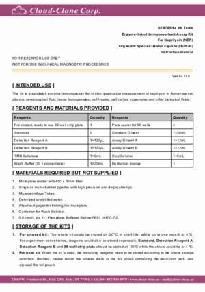 ELISA-Kit-for-Neprilysin-(CD10)-SEB785Hu.pdf