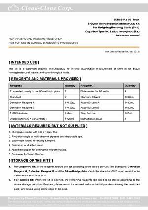 ELISA-Kit-for-Hedgehog-Homolog--Sonic-(SHH)-E91831Ra.pdf