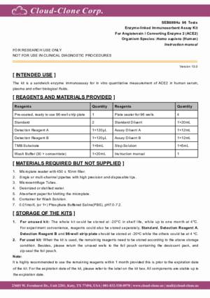 ELISA-Kit-for-Angiotensin-I-Converting-Enzyme-2-(ACE2)-SEB886Hu.pdf