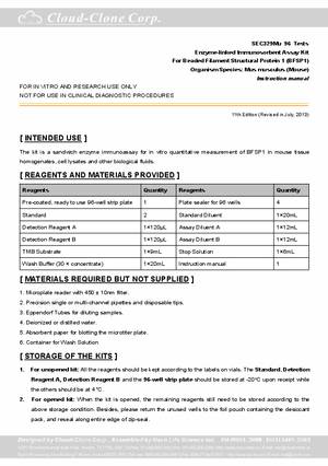 ELISA-Kit-for-Beaded-Filament-Structural-Protein-1--BFSP1--SEC329Mu.pdf