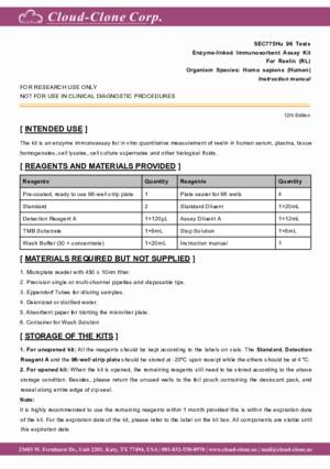 ELISA-Kit-for-Reelin-(RELN)-SEC775Hu.pdf