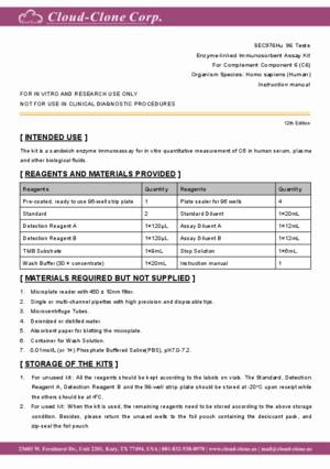 ELISA-Kit-for-Complement-Component-6-(C6)-SEC976Hu.pdf