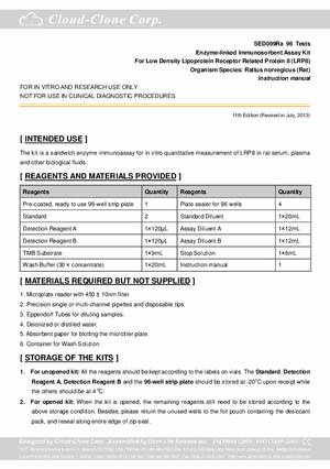 ELISA-Kit-for-Low-Density-Lipoprotein-Receptor-Related-Protein-8--LRP8--E93099Ra.pdf