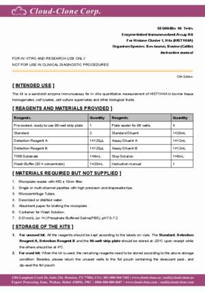 ELISA-Kit-for-Histone-Cluster-1--H4a-(HIST1H4A)-SEQ004Bo.pdf