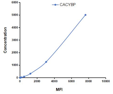 Multiplex Assay Kit for Calcyclin Binding Protein (CACYBP) ,etc. by CBA (Cytometric Bead Array)
