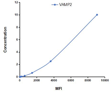 Multiplex Assay Kit for Vesicle Associated Membrane Protein 2 (VAMP2) ,etc. by CBA (Cytometric Bead Array)